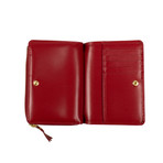 Leather Organizer Wallet // Red