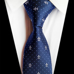 Handmade Silk Tie // Royal Blue Design