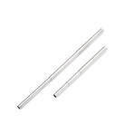 The Simple Straw // Set of 2 (Silver)