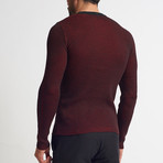Andrew Crew Neck Sweater // Burgundy (S)