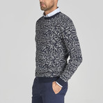 Larry Crew Neck Sweater // Dark Blue (M)