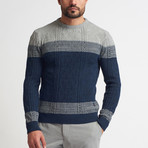 Jeremy Crew Neck Sweater // Dark Blue (L)