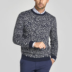 Larry Crew Neck Sweater // Dark Blue (L)