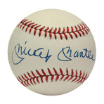 Mickey Mantle Single Signed Baseball