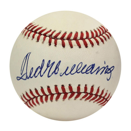 Ted Williams Single Signed Baseball