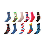 Assorted Soft Cotton Socks Bundle 17 // Multicolor // Pack of 11