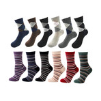 Assorted Soft Cotton Socks Bundle 16 // Multicolor // Pack of 12