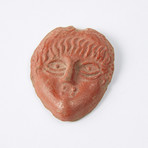 Greek Ceramic Face Applique  // 5th Century BC