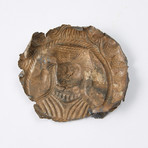 Roman Silver Roundel with Facing Lady // 5th - 7th Century AD