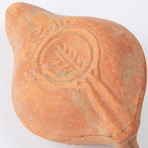 Ancient Carthage // Oil Lamp With Canine