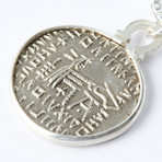 Ancient Persian Silver Coin Pendant