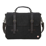 Waxed Cortelyou Bag (Black)