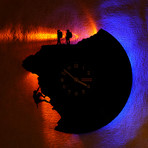 Rock Climbers // 2 (Light Clock Face)