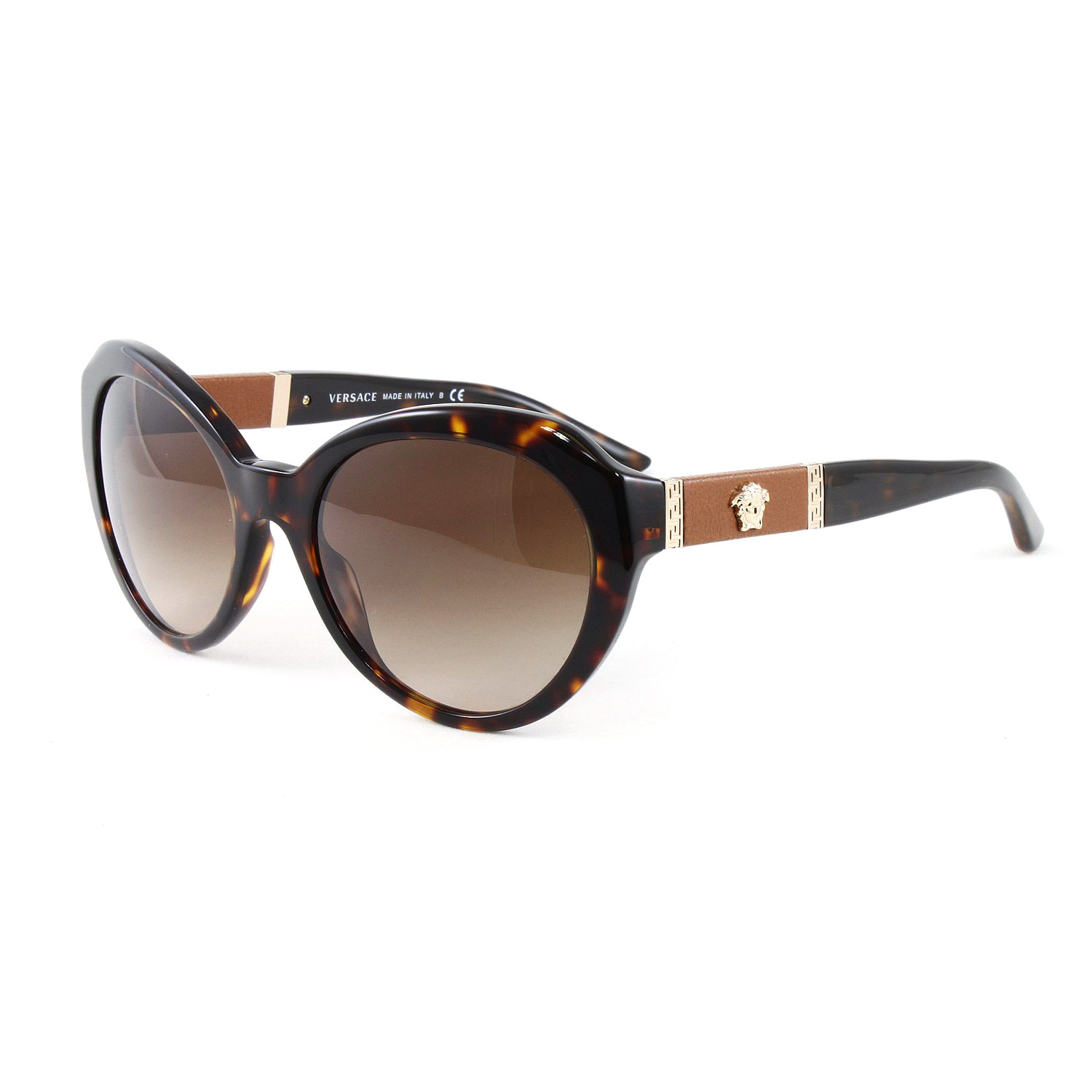Versace // Women's VE4306Q Sunglasses // Havana - Premium Eyewear ...
