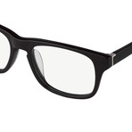 Unisex PL88C1OPT Optical Frames // Black + Silver