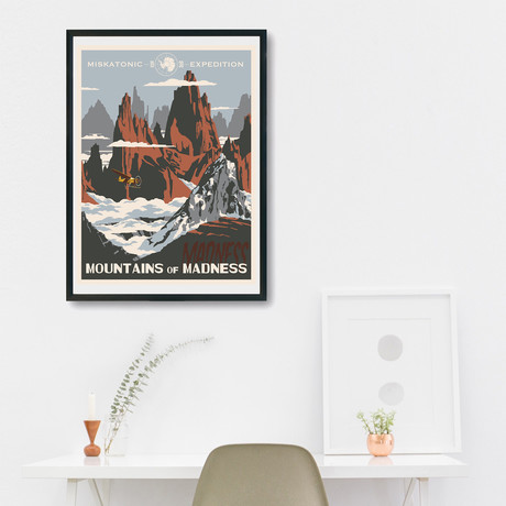 Mountains of Madness Travel Print (12"W x 18"H x 0.1"D)