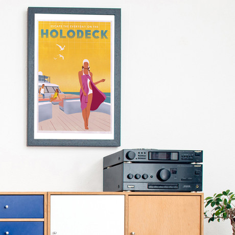 Holodeck Travel Print (12"W x 18"H x 0.1"D)