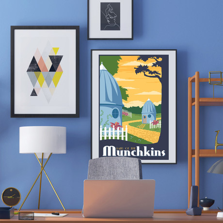 Munchkin Land Travel Print (12"W x 18"H x 0.1"D)