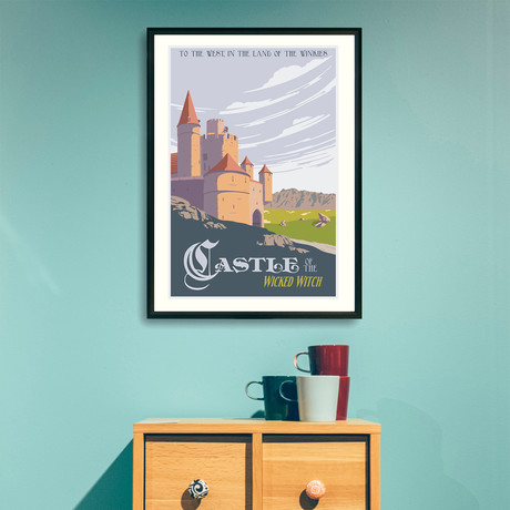 Castle of the Wicked Witch Travel Print (12"W x 18"H x 0.1"D)