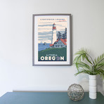 Astoria, Oregon Travel Print (12"W x 18"H x 0.1"D)