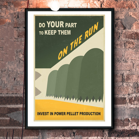 Keep Them On the Run Print (12"W x 18"H x 0.1"D)