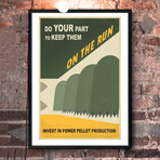 Keep Them On the Run Print (12"W x 18"H x 0.1"D)