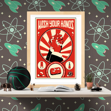 Wash Your Hands! Print (12"W x 18"H x 0.1"D)