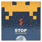 Stop the Invasion Print (12"W x 18"H x 0.1"D)