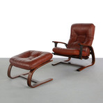 Westnofa Lounge Chair + Ottoman