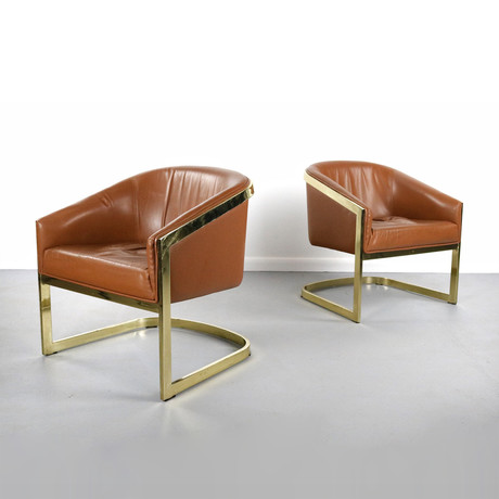 DIA Lounge Chair Set // Milo Baughman