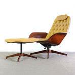 Plycraft "Mr. Chair" Lounge Chair + Ottoman // George Mulhauser