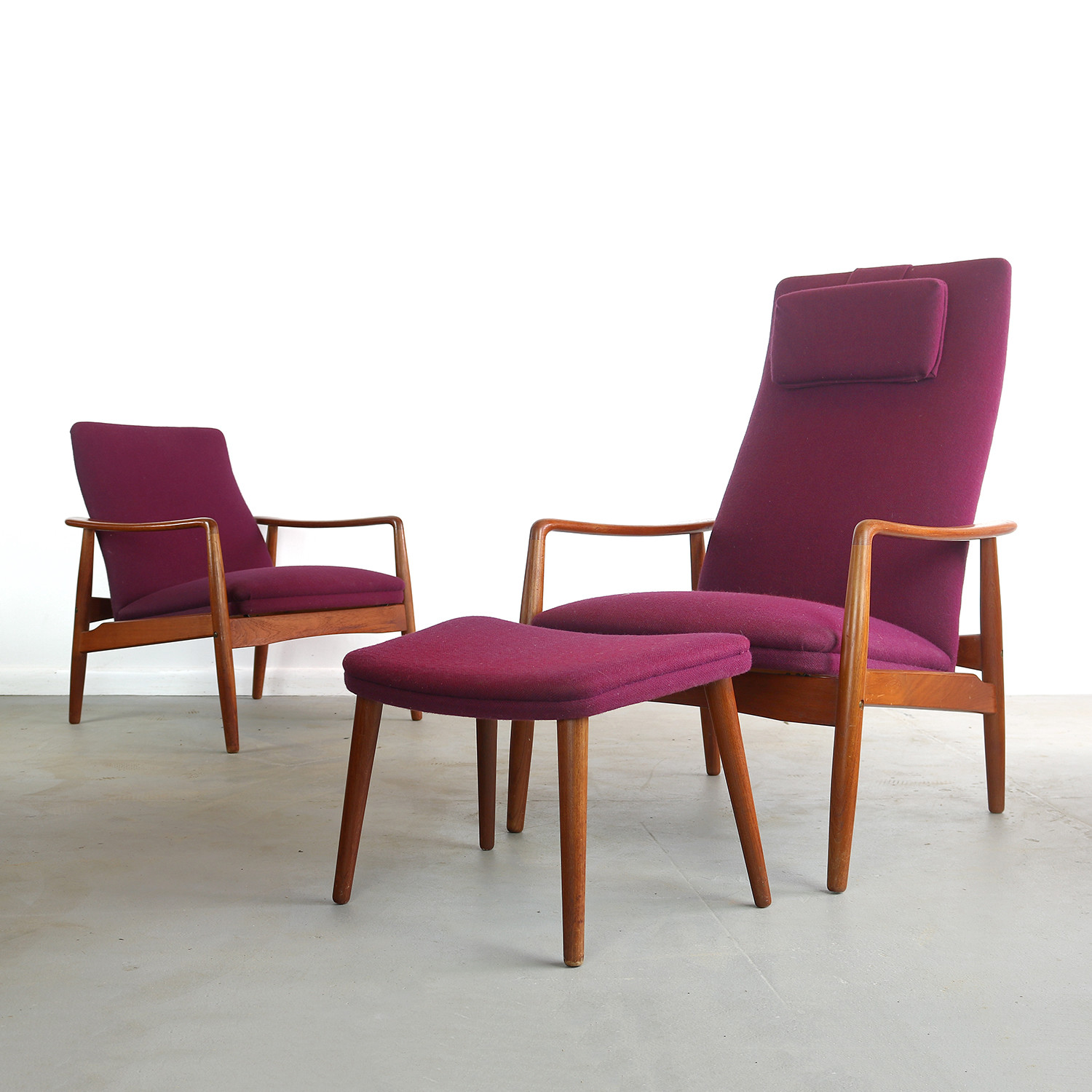Lounge Chair Set + Ottoman // Soren J. Ladefoged - ABT Modern - Touch