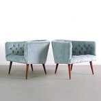 Thayer Coggin Lounge Chairs // Milo Baughman