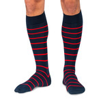 Merino Wool Over the Calf Dress Socks III // Multicolor // Pack of 3