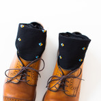 Pima Cotton Over the Calf Dress Socks // Black // Pack of 3