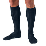 Classic Colors Merino Wool Mid-Calf Dress Socks // Black + Heather Gray + Navy // Pack of 12