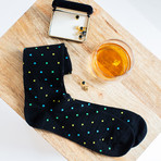 Merino Wool Mid-Calf Dress Socks // Black + Charcoal + Navy // Pack of 6