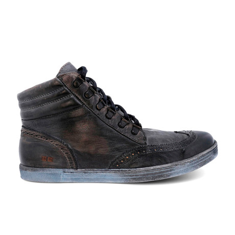 Aqua High Top Sneakers // Graphite Dip Dye (US: 7.5)