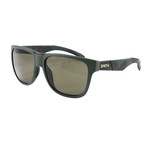 Men's Polarized Lowdown Sunglasses // Matte Olive + Camo