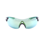 Men's Pivlock Asana Sunglasses // Black Cherry + Chromapop Sun Green Mirror