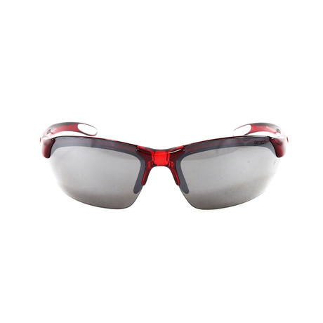 Men's Parallel Max Sunglasses // Burgundy + White + Gray