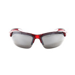 Men's Parallel Max Sunglasses // Burgundy + White + Gray