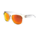 Smith // Women's Feature Sunglasses // Desert Crystal Smoke + Chromapop Sun Red Mirror
