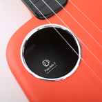 Populele 2 Smart Ukulele // Music Red Carbon Fiber Edition (Ukulele + Popubag)