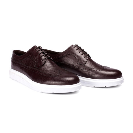 Zion Casual Dress Shoes // Claret Red (Euro: 38)