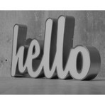 Motivational Light Up Words // Hello