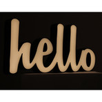 Motivational Light Up Words // Hello