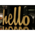 Motivational Light Up Words // Hello