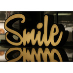 Motivational Light Up Words // Smile