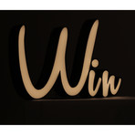 Motivational Light Up Words // Win